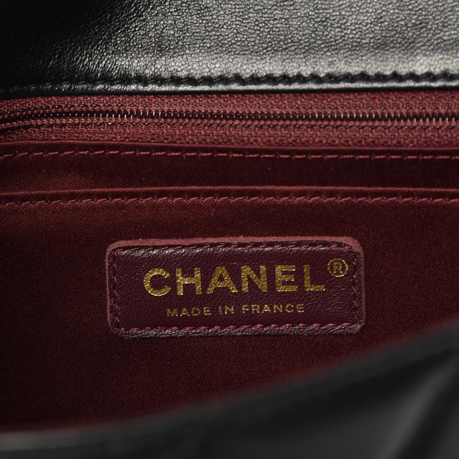 Chanel Lambskin Quilted Medium Golden Class Flap Black 6 of 8