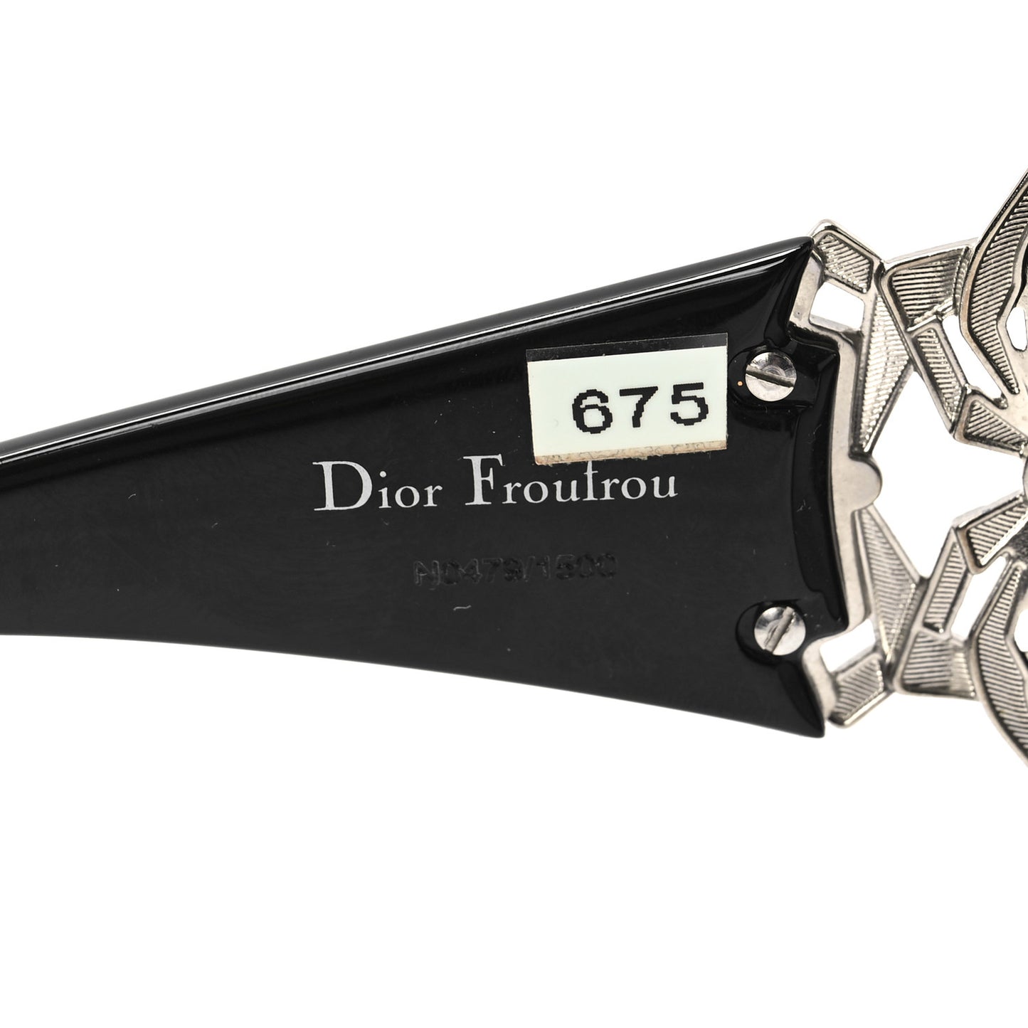 Crystal Dior Froutrou Sunglasses Black