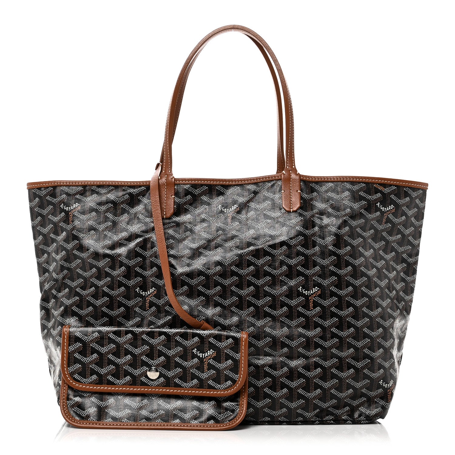 Goyard Goyardine Saint Louis PM Black Gold 1 of 11