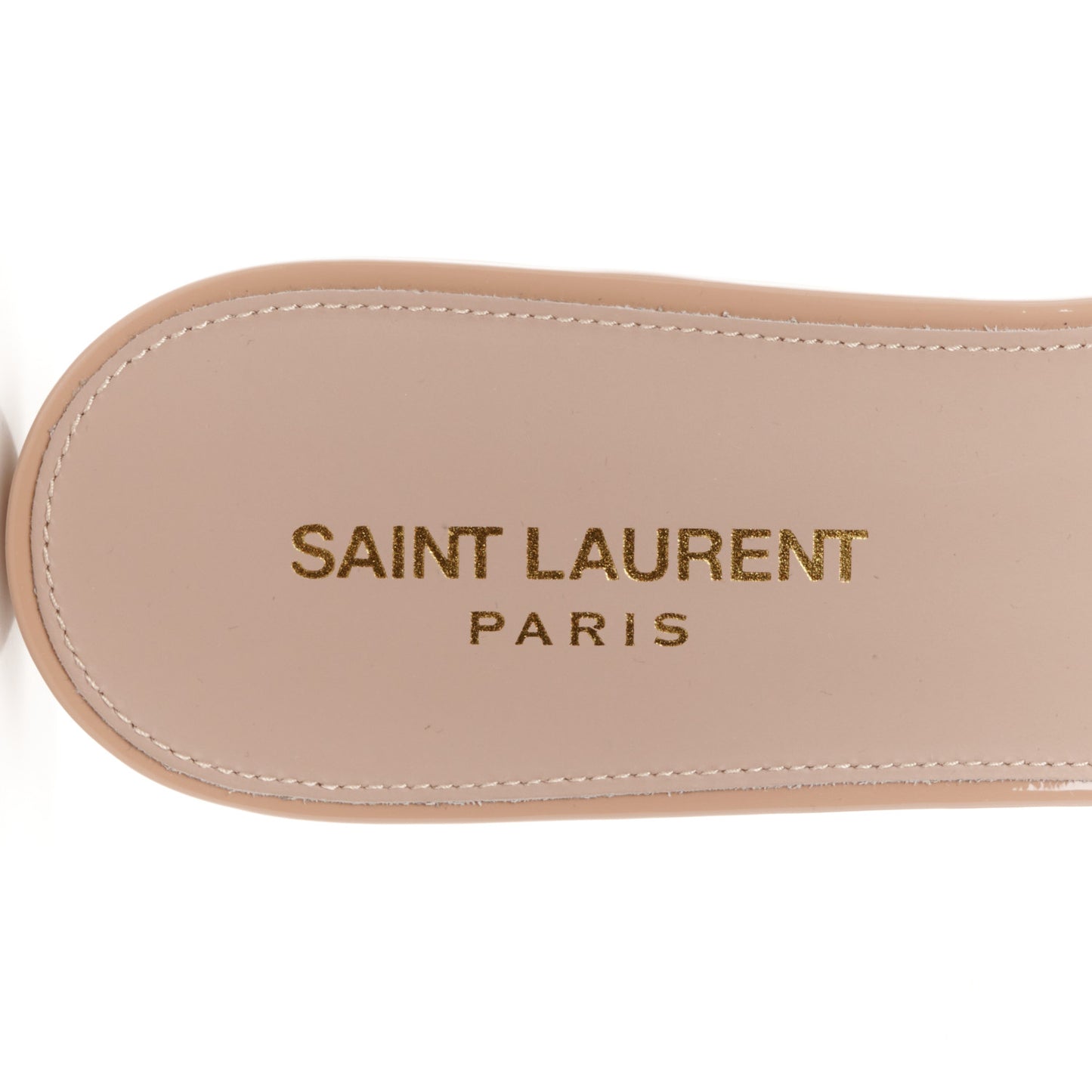 Patent Tribute 05 Slide Sandals 39 Nude