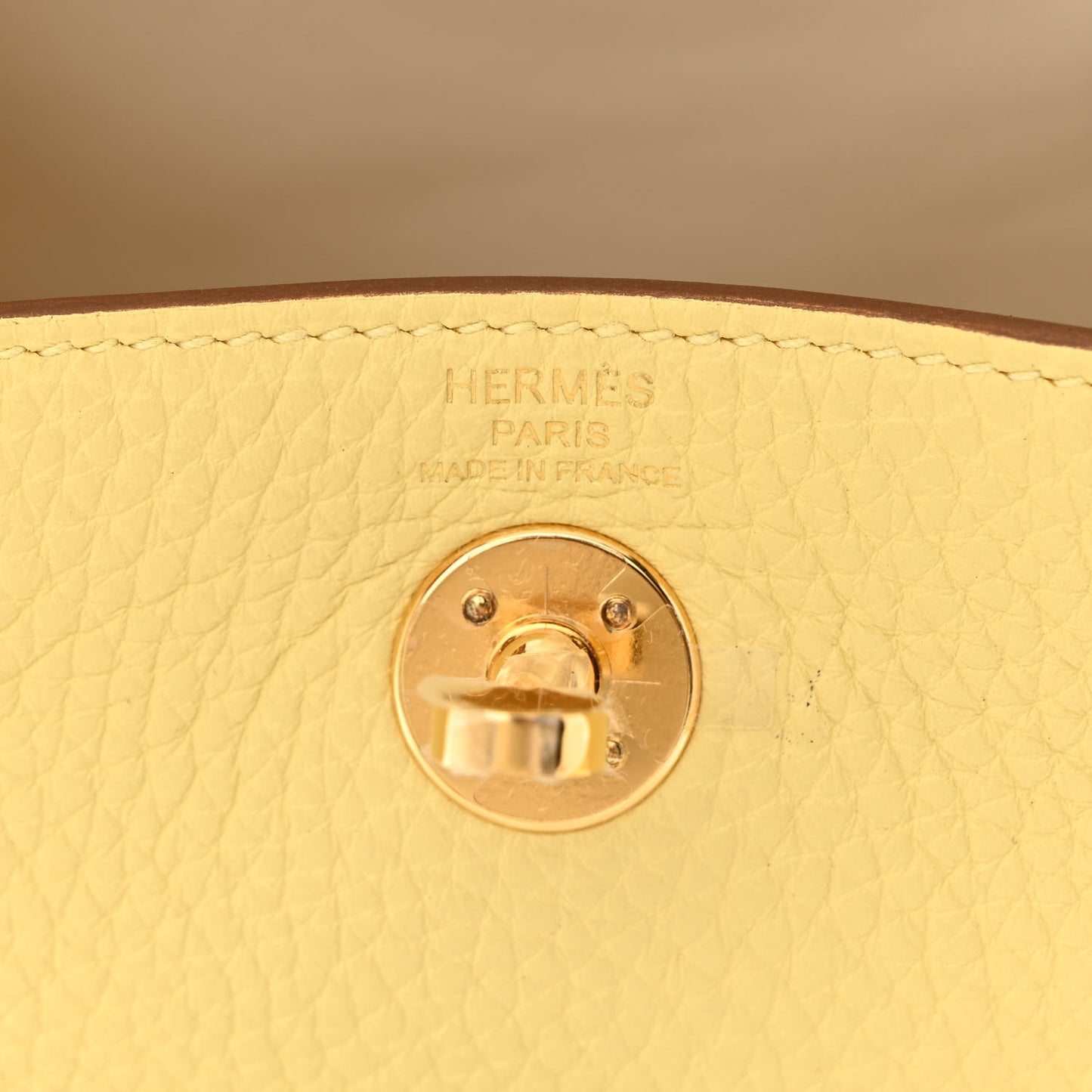 Taurillon Clemence Mini Lindy 20 Jaune Poussin