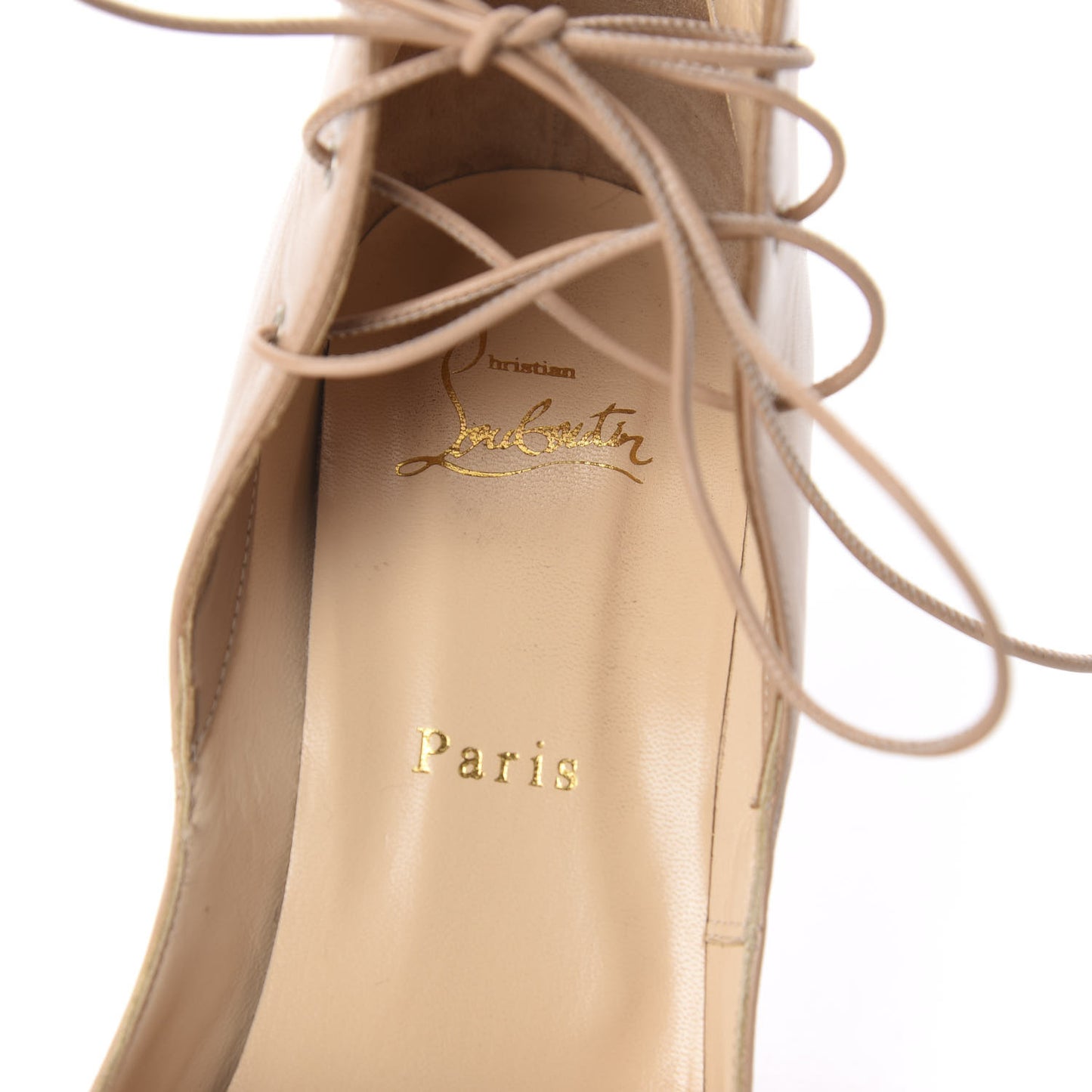Kid Mega Vamp 100 Lace Up Pumps 39 Nude