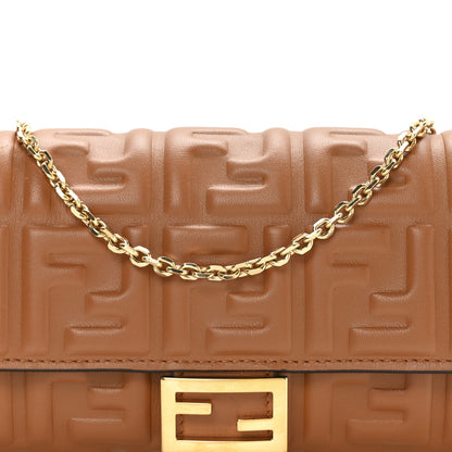 Fendi Nappa Matisse FF Embossed Continental Wallet On Chain Coloniale 8 of 10