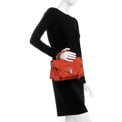 Proenza Schouler Lambskin Tiny PS1 Satchel Orange 3 of 11