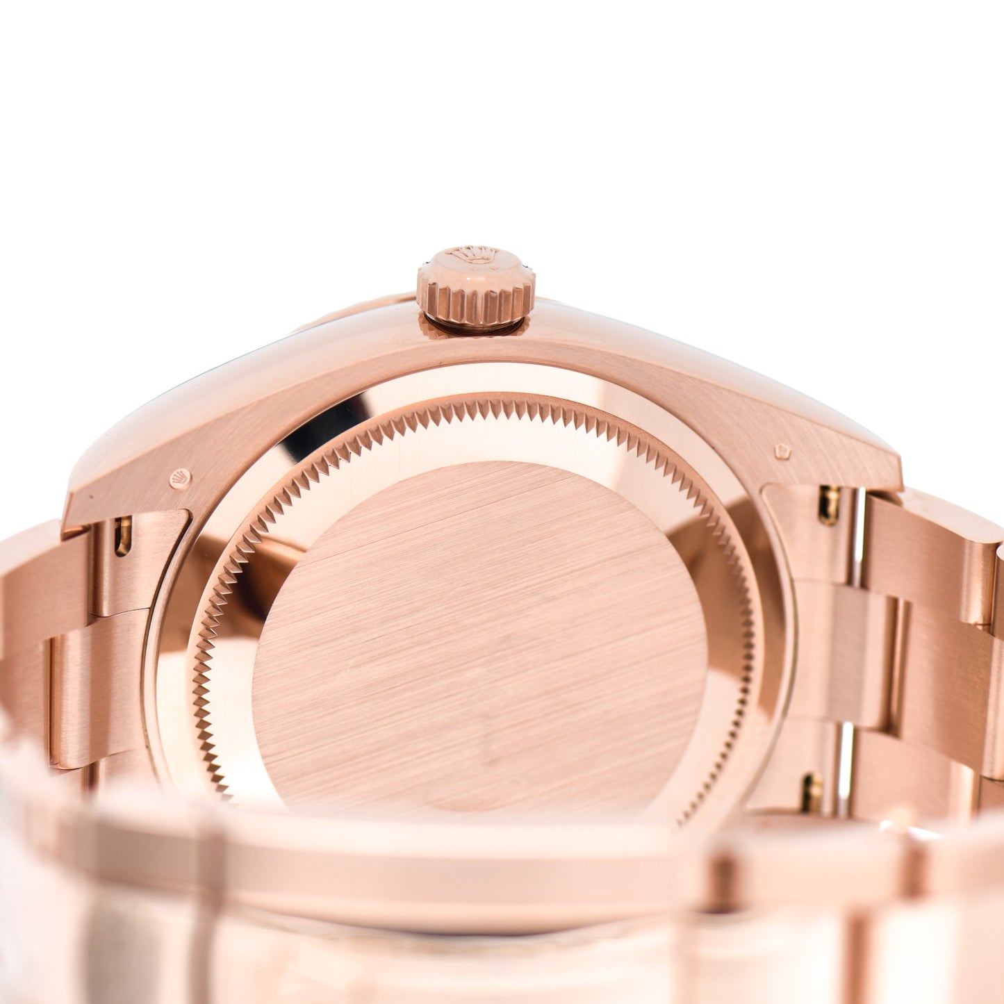 18K Everose Gold 42mm Oyster Perpetual Sky-Dweller Watch White 326935
