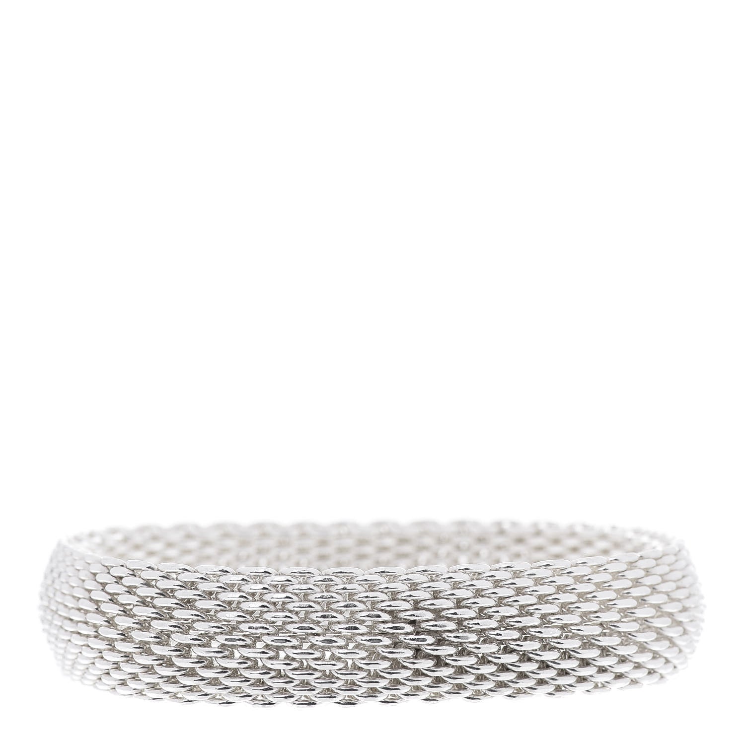 Tiffany Sterling Silver Somerset Mesh Bracelet 3 of 4