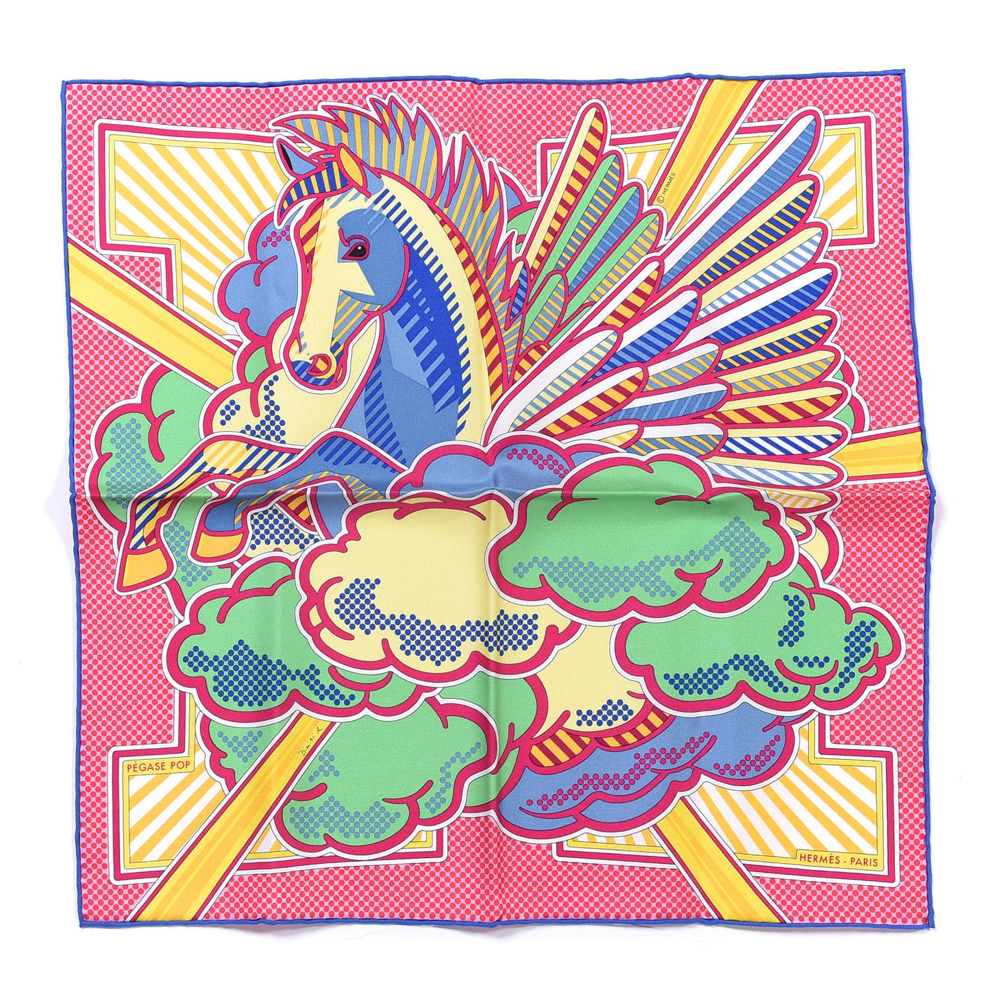 Silk Pegase Pop Scarf 45