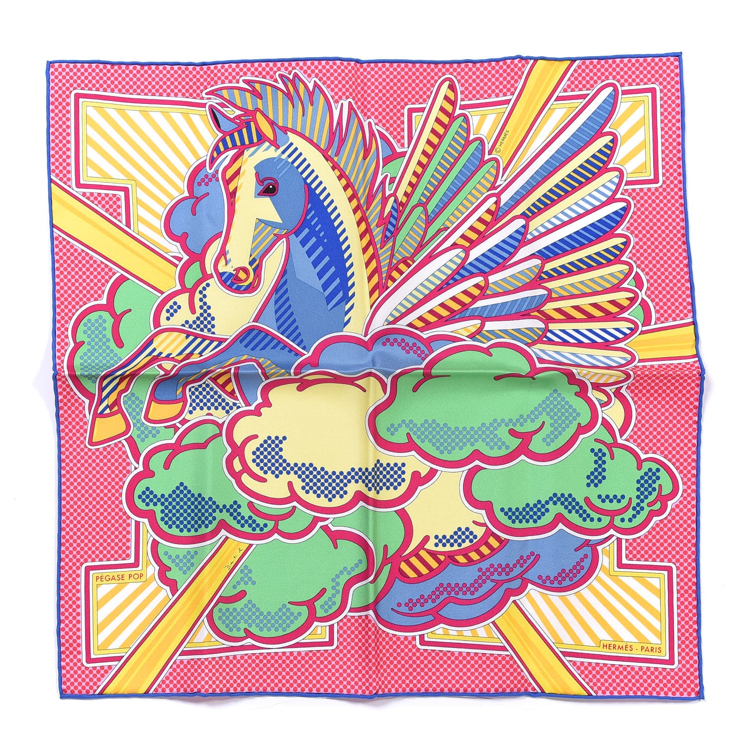 Hermes Silk Pegase Pop Scarf 45 1 of 4
