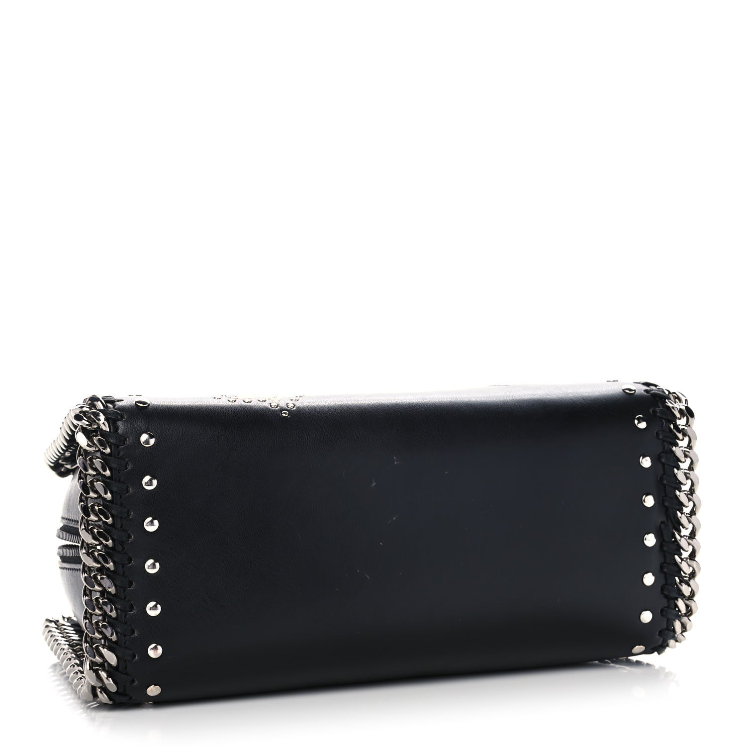 Stella McCartney Eco Alter Nappa Mini Falabella Box Bird Top Handle Bag Black 4 of 10