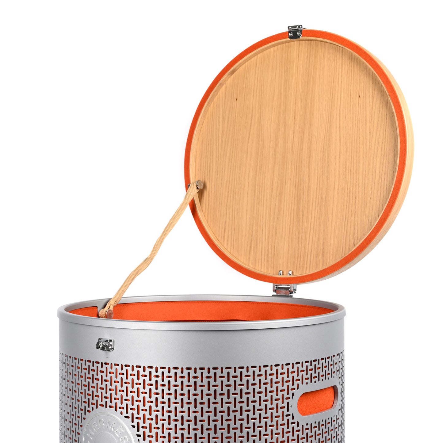 Aluminum Felt Oak Wood Carrou'Selle Saddle Box