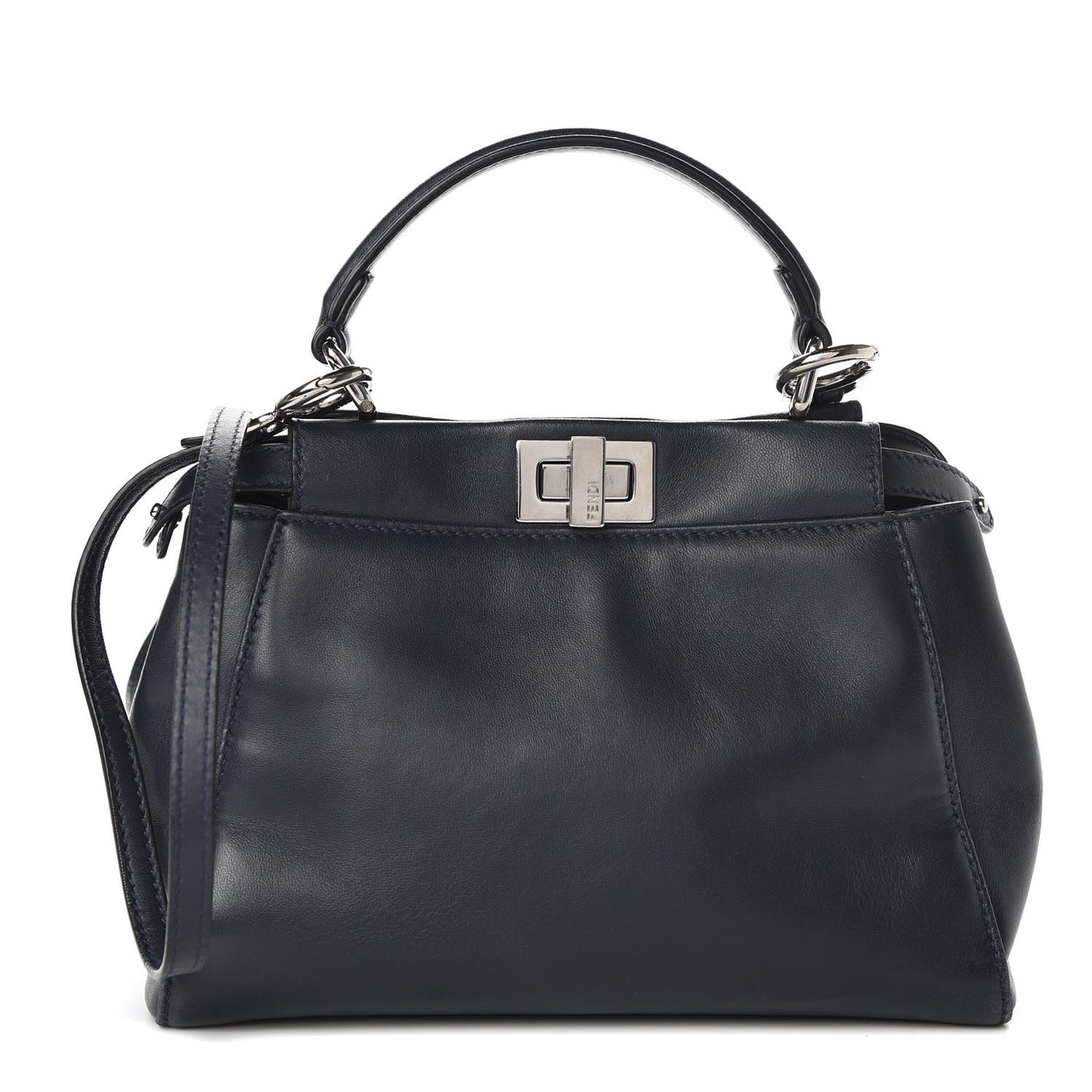 Nappa Mini Peekaboo Iconic Satchel Dark Blue