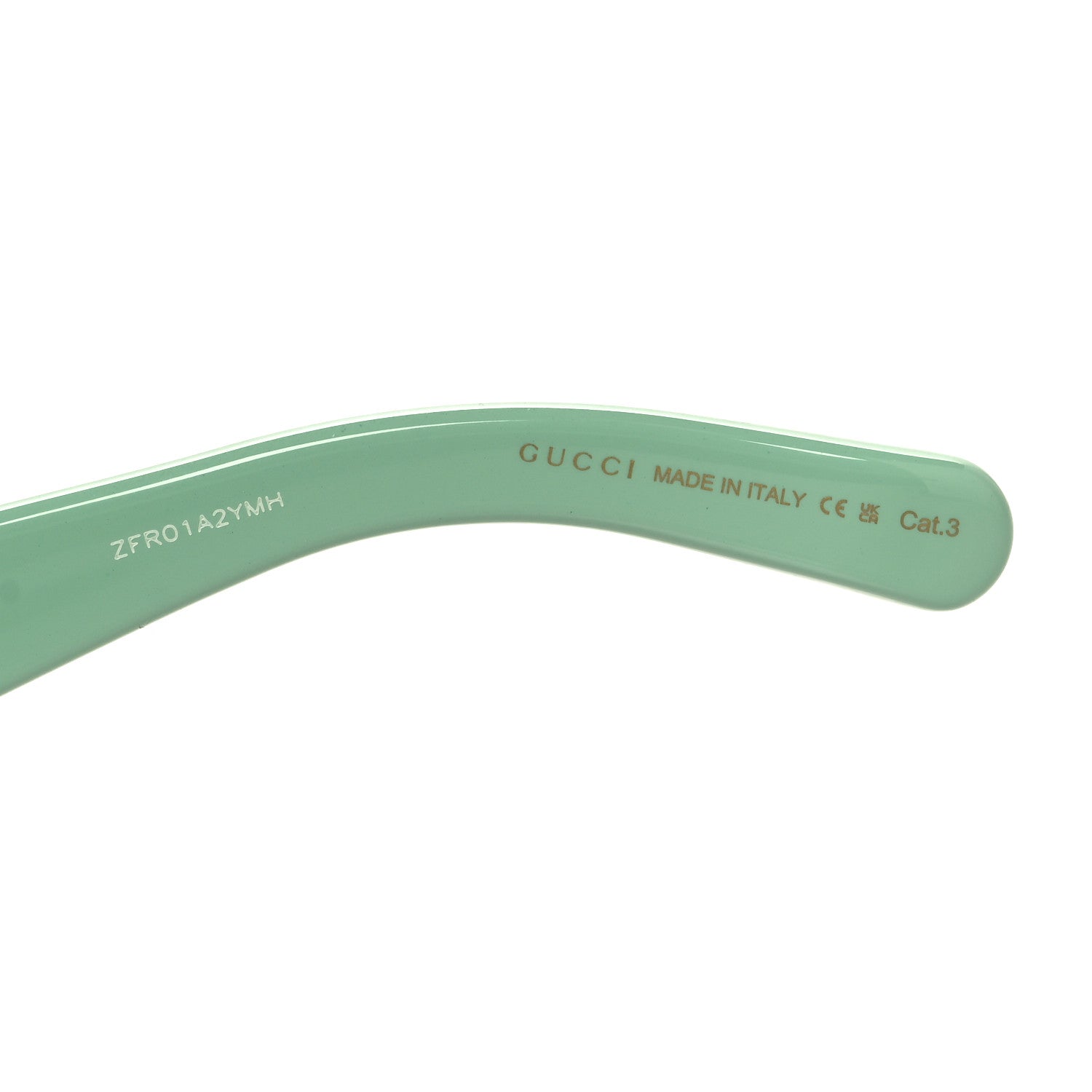 Gucci Acetate Rectangular Sunglasses GG1403S Green 5 of 7