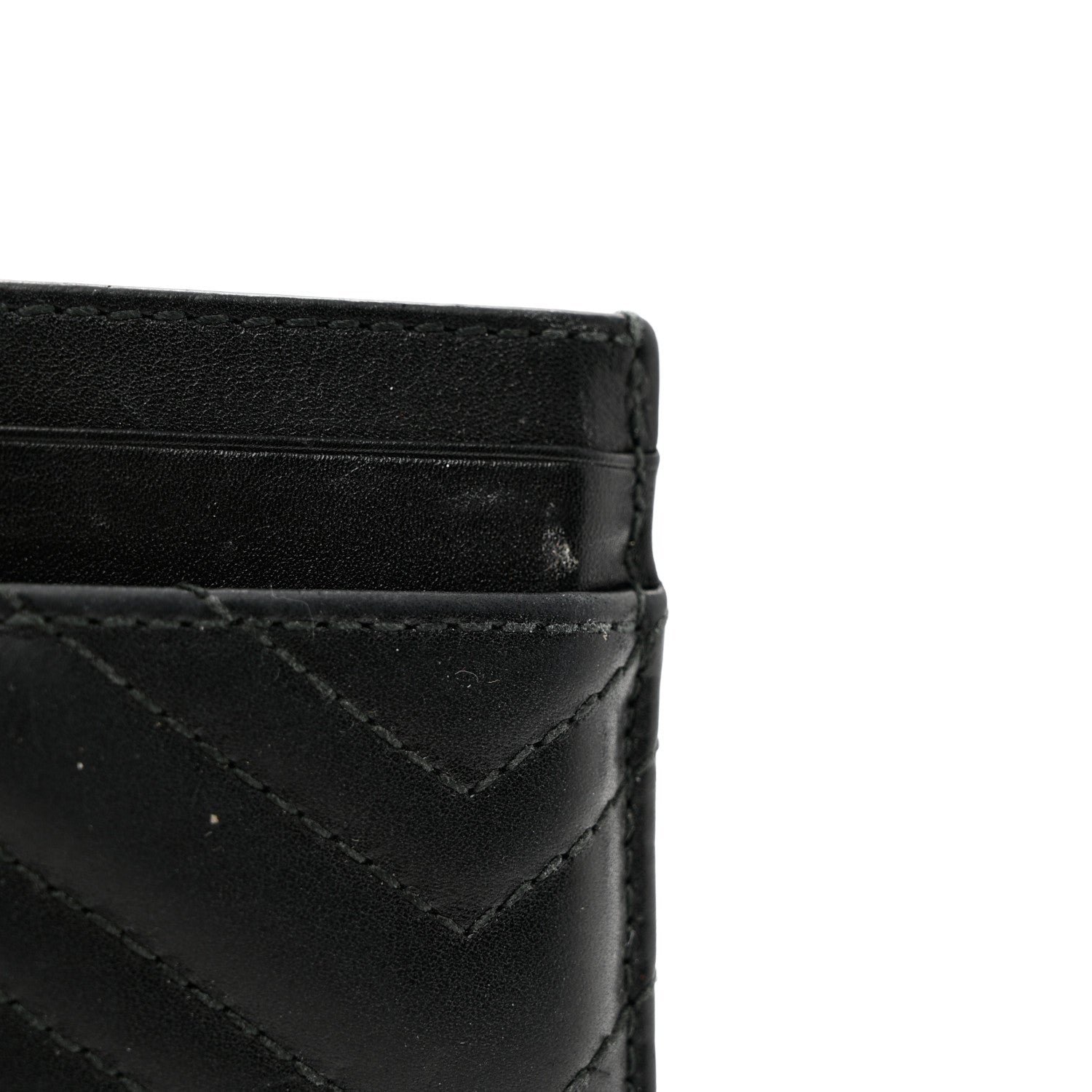 Gucci Calfskin Matelasse GG Marmont Card Holder Black 8 of 8