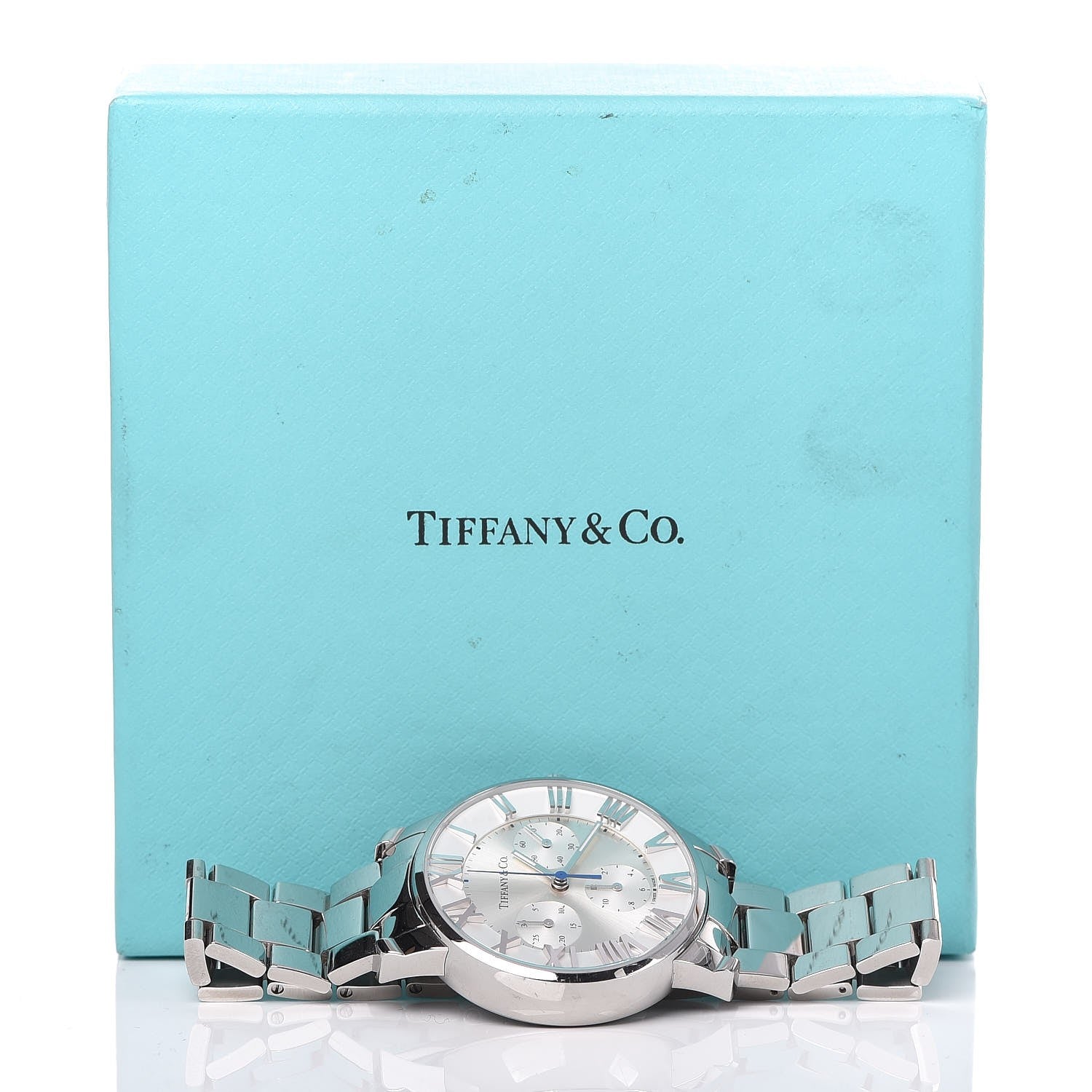 Tiffany Stainless Steel 36mm Atlas Chronograph Quartz Watch 8 of 8