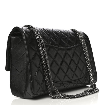 Chanel Aged Calfskin Quilted 2.55 Reissue 226 Flap Black 3 of 10