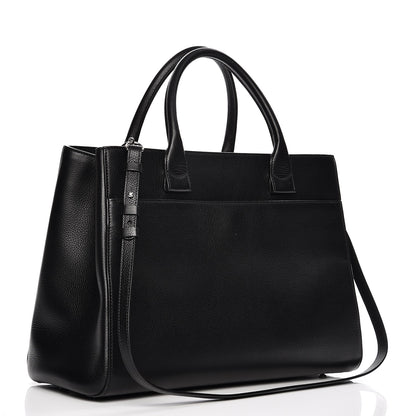 Chanel Grained Calfskin Medium Neo Executive Shopper Tote Black 4 of 9