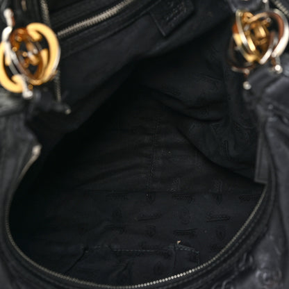Gucci Guccissima Large GG Twins Hobo Black 5 of 23