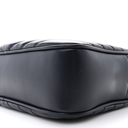 Saint Laurent Calfskin Matelasse Monogram Lou Camera Bag Navy 10 of 10