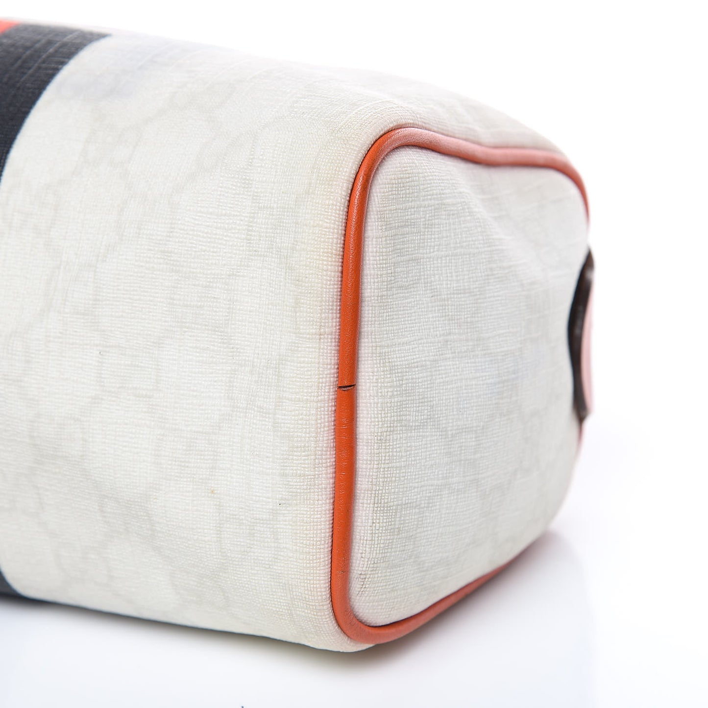 GG Plus Monogram Web Stripe Small Joy Boston Orange