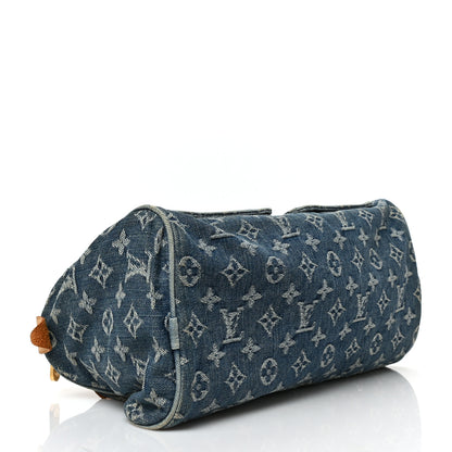 Louis Vuitton Monogram Denim Neo Speedy Blue 4 of 13