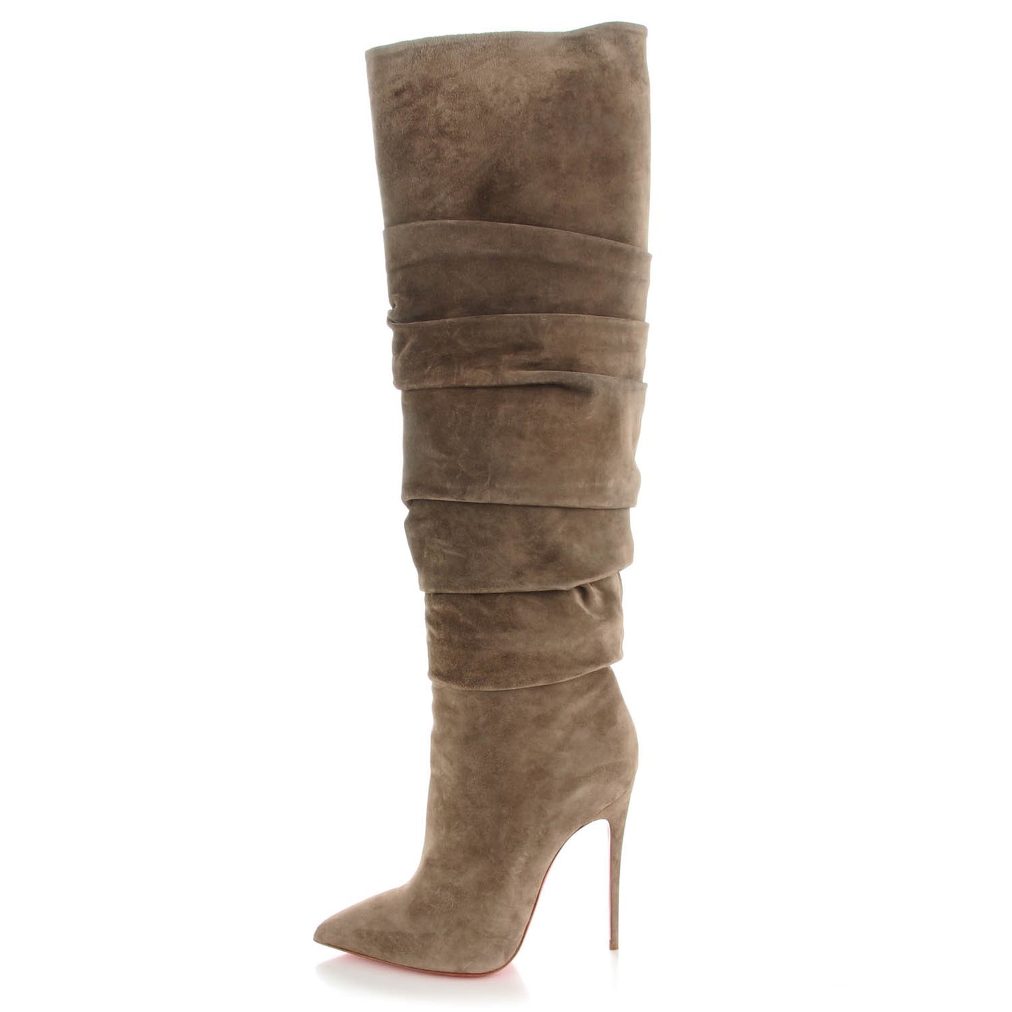 Veau Velours Ishtar 120 Boots 40 Cendre