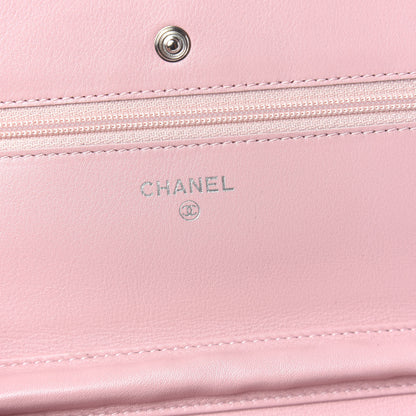 Chanel Caviar Timeless CC Wallet On Chain WOC Pink 8 of 11
