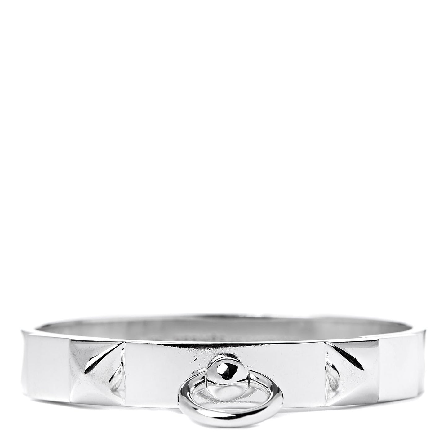 Sterling Silver PM Collier De Chien Bracelet XS