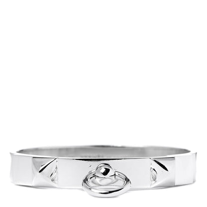 Hermes Sterling Silver PM Collier De Chien Bracelet XS 1 of 4