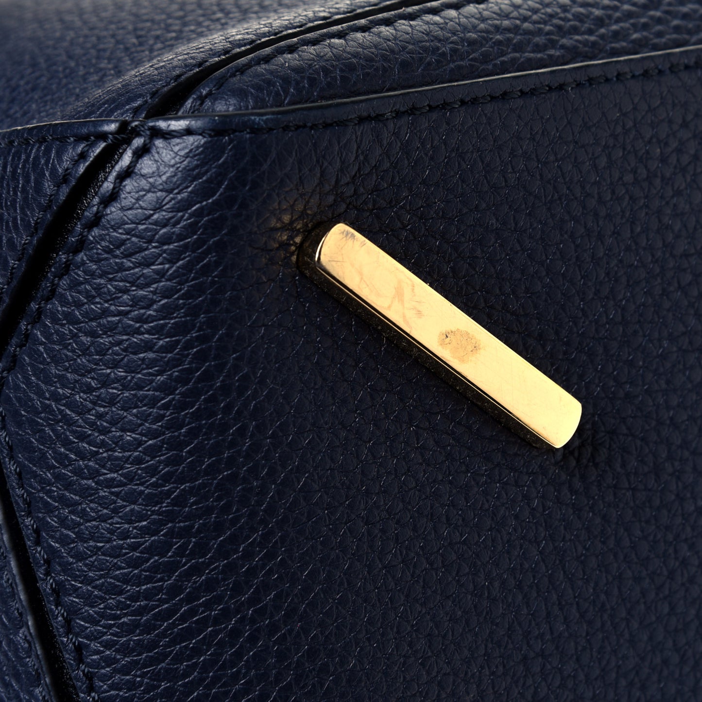 Calfskin Small Puzzle Bag Midnight Blue Black