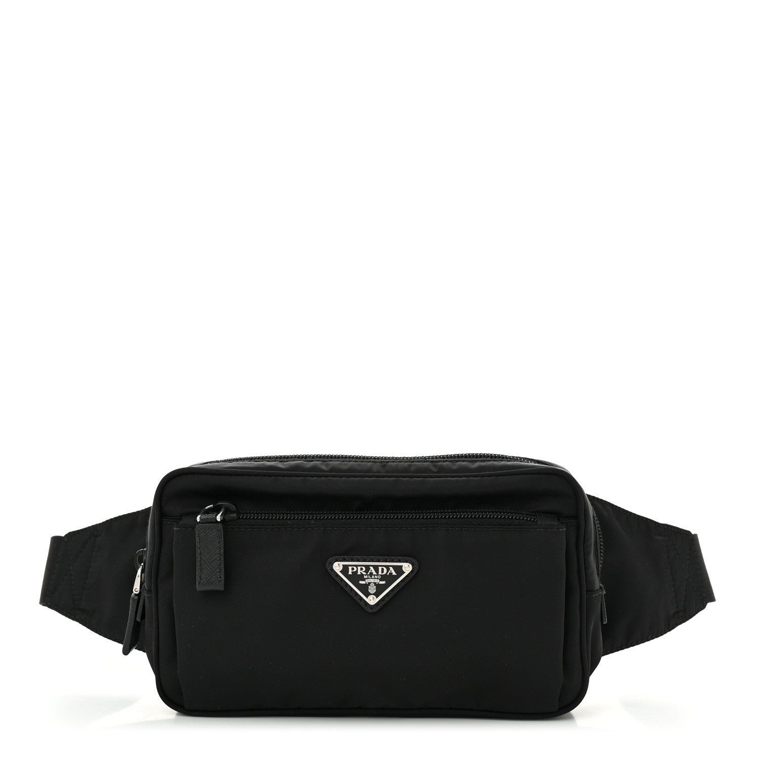 Prada Tessuto Nylon Belt Bag Black 1 of 10