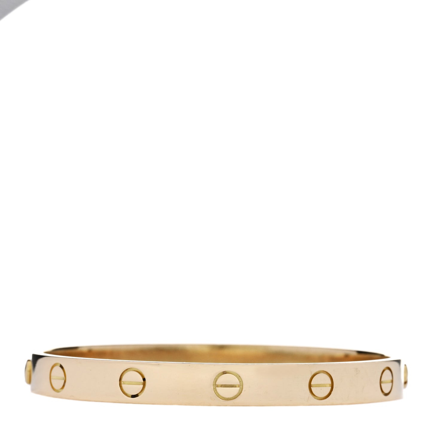18K Yellow Gold LOVE Bracelet 17
