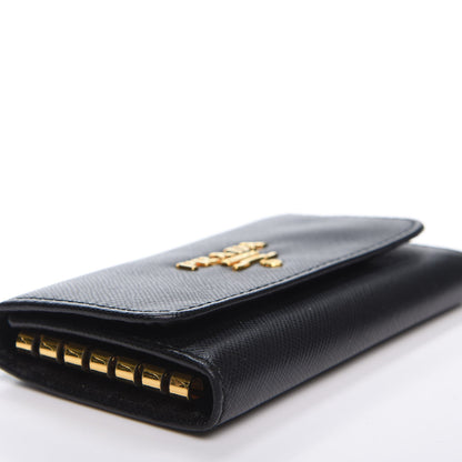 Prada Saffiano Metal 6 Key Holder Black 5 of 8