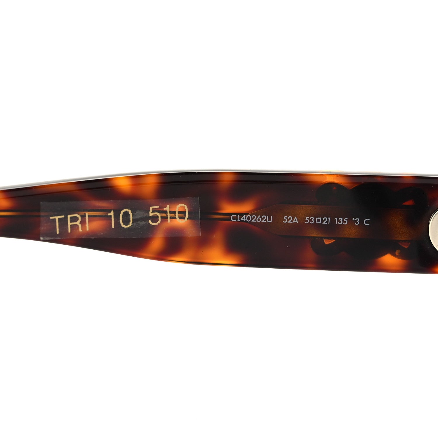 Celine Acetate Triomphe 01 Sunglasses CL40262U Tortoise 7 of 7
