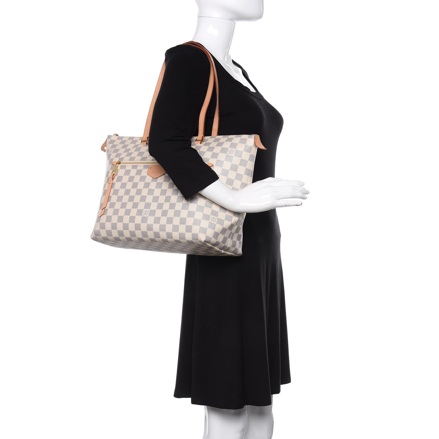 Louis Vuitton Damier Azur Iena MM 2 of 8