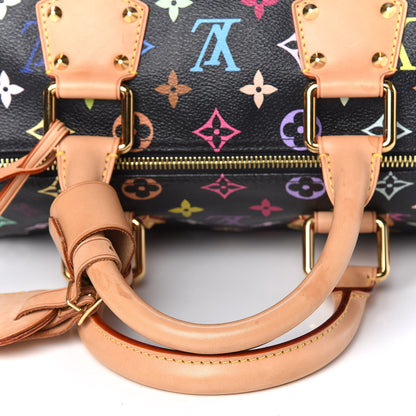 Louis Vuitton Monogram Multicolor Speedy 40 Black 10 of 13