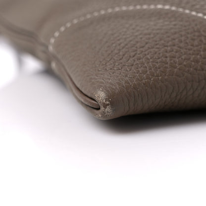 Hermes Taurillon Clemence SilkyCity 33 Etoupe 7 of 8