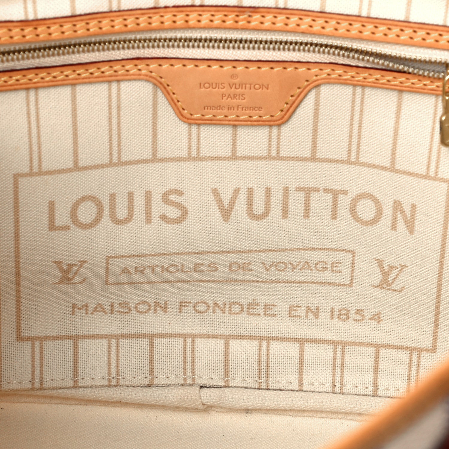 Louis Vuitton Damier Azur Neverfull PM 6 of 10
