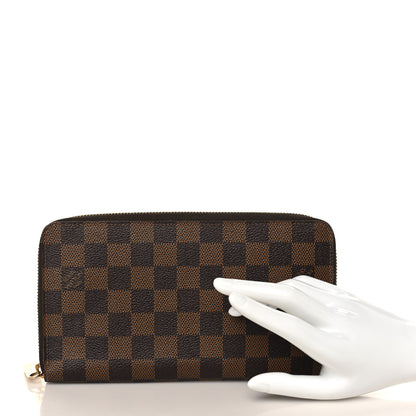 Louis Vuitton Damier Ebene Zippy Organizer Wallet 2 of 7
