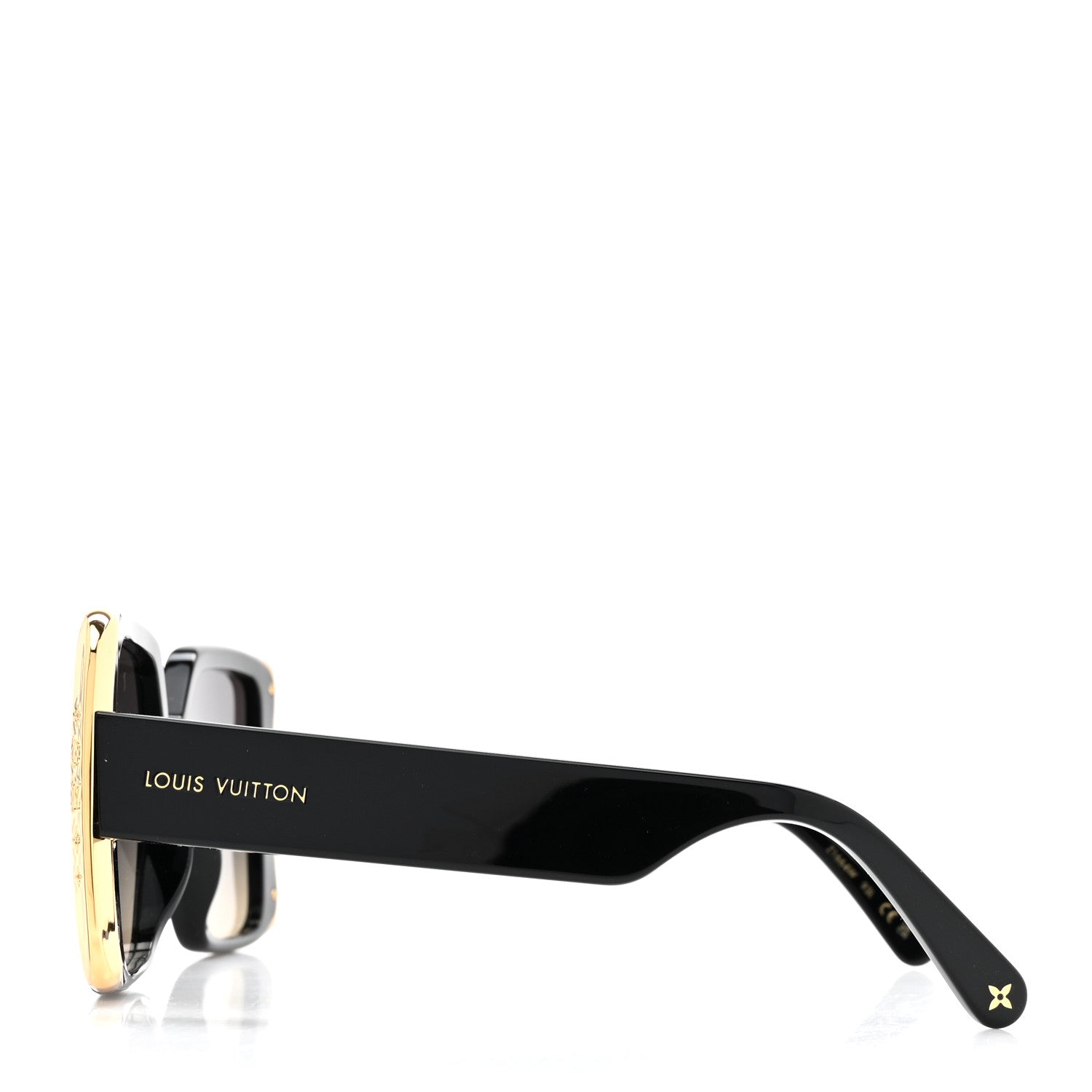 Louis Vuitton Acetate LV Moon Square Sunglasses Z1664W Black 3 of 7