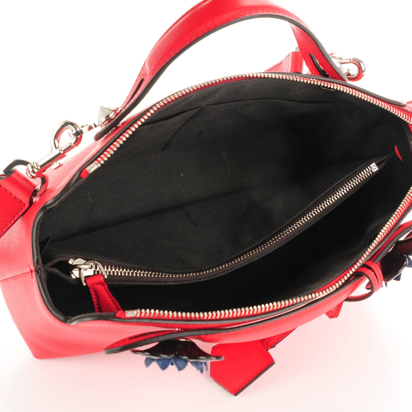 Vitello Dolce Flowerland Studded Medium Fashion Show By The Way Boston Bag Red Multicolor