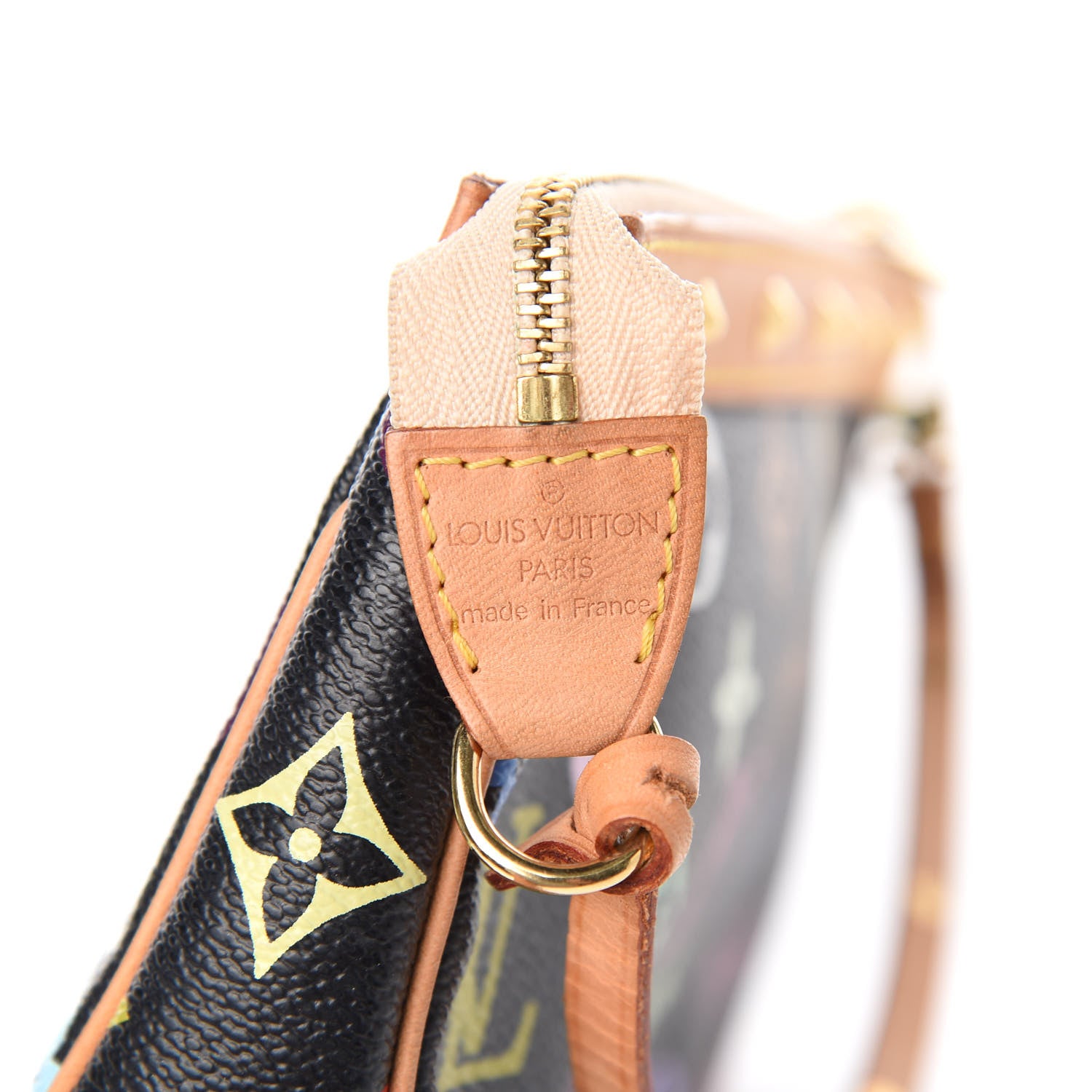 Louis Vuitton Monogram Multicolor Pochette Accessories Black 7 of 10