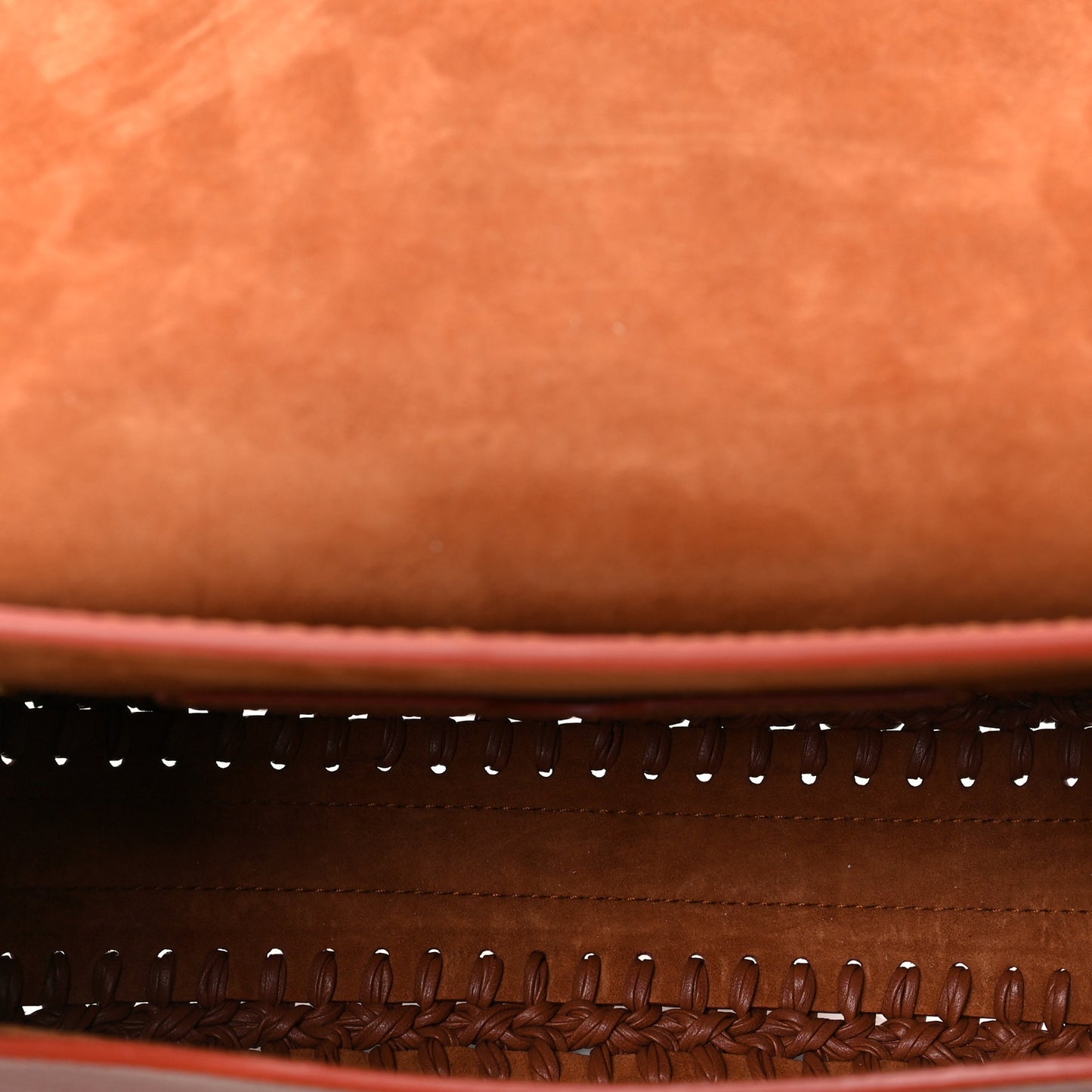 Grained Calfskin Medium Whipstitched Bobby Bag Dark Tan
