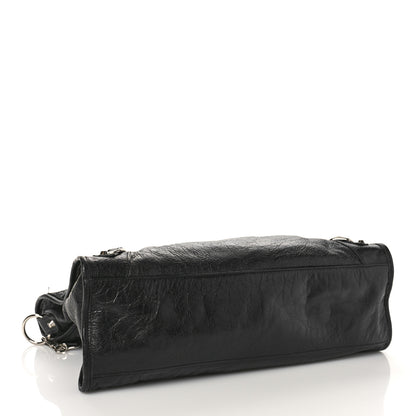 Balenciaga Agneau Classic Silver Hardware City Black 4 of 10