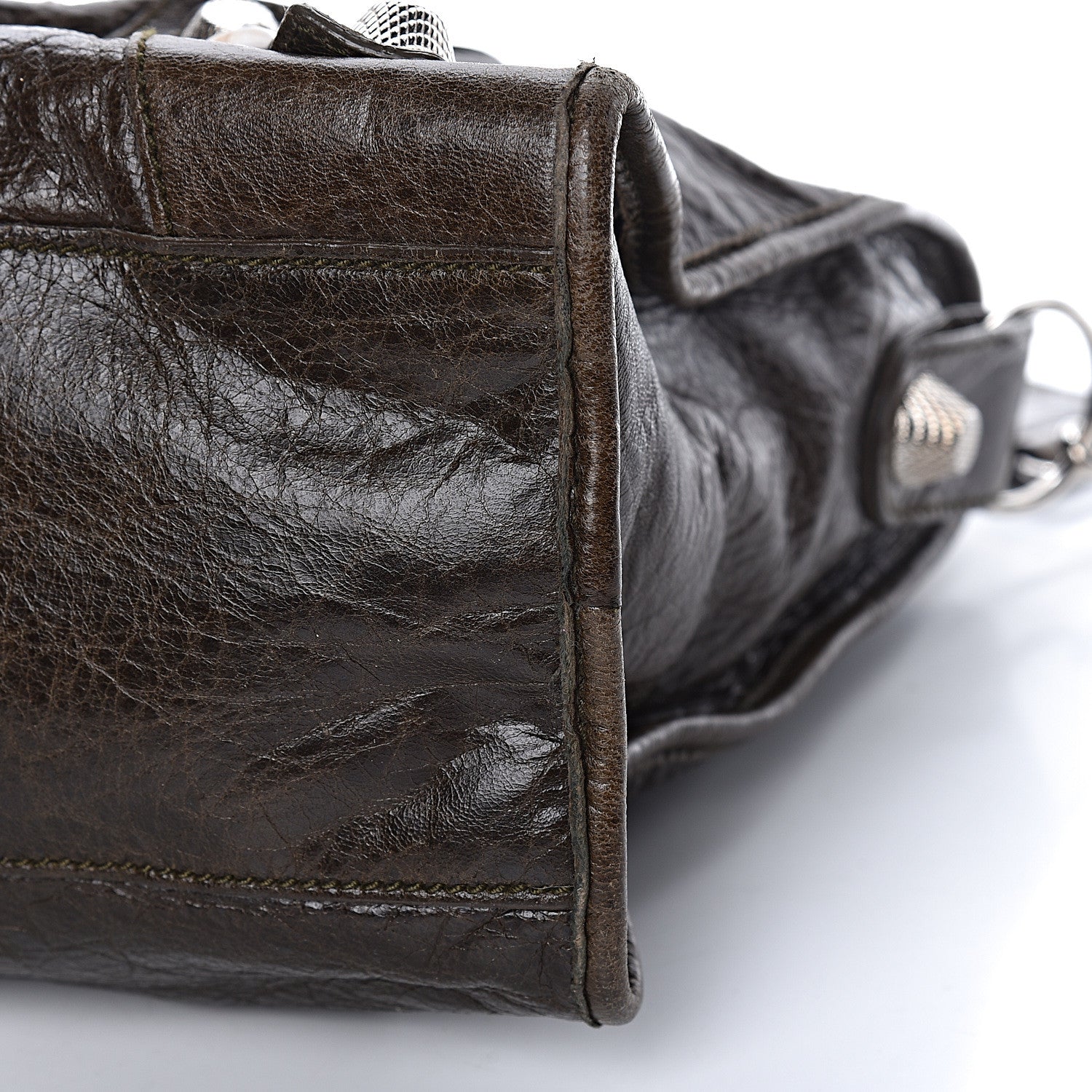 Balenciaga Chevre Giant 21 Silver Hardware City Vert Fonce 14 of 14