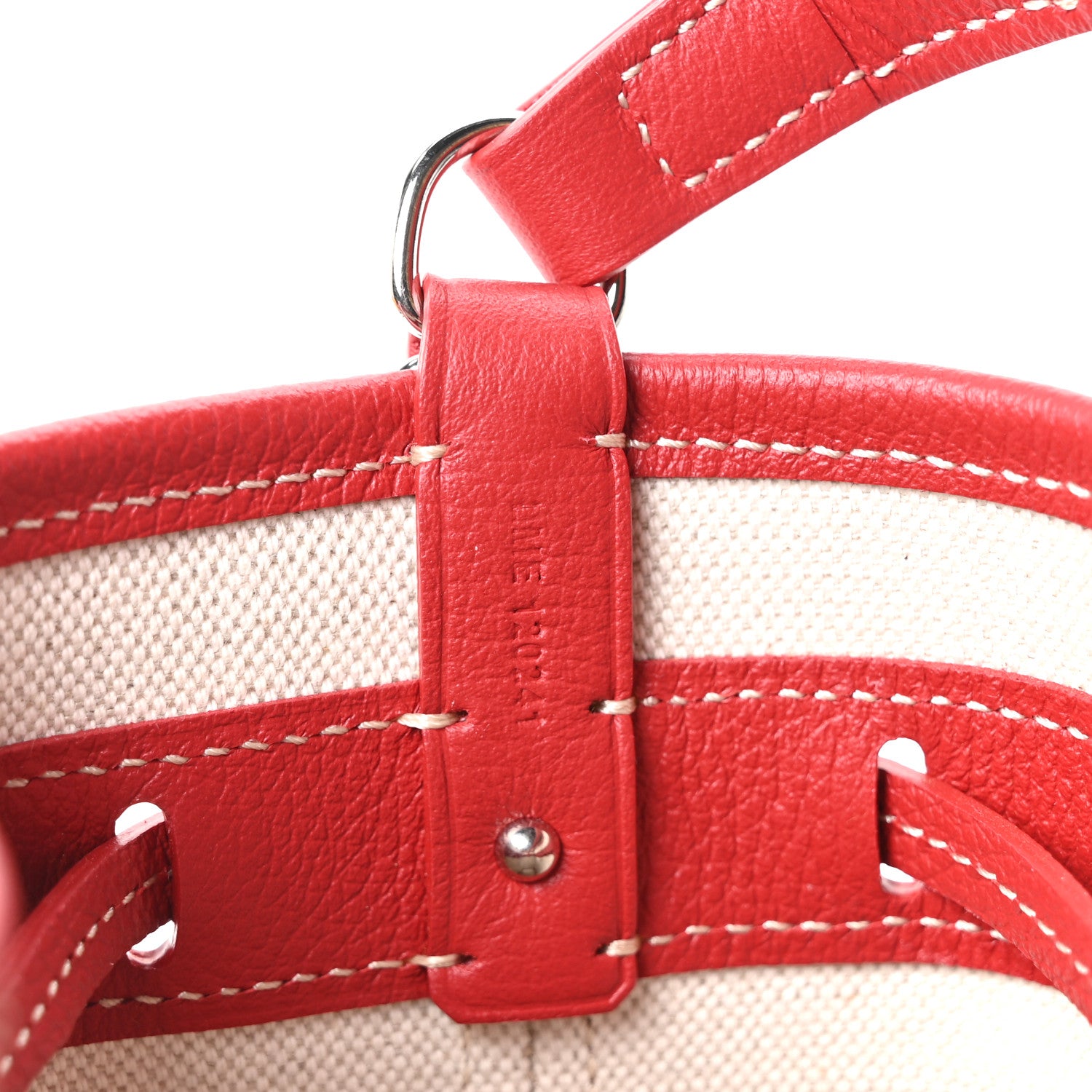 Goyard Goyardine Petit Flot Mini Bucket Bag Red 7 of 10