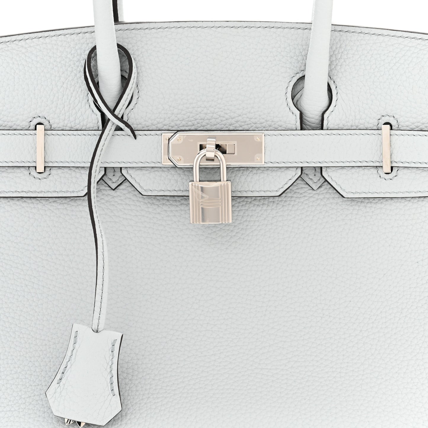 Taurillon Clemence Birkin 30 Bleu Pale