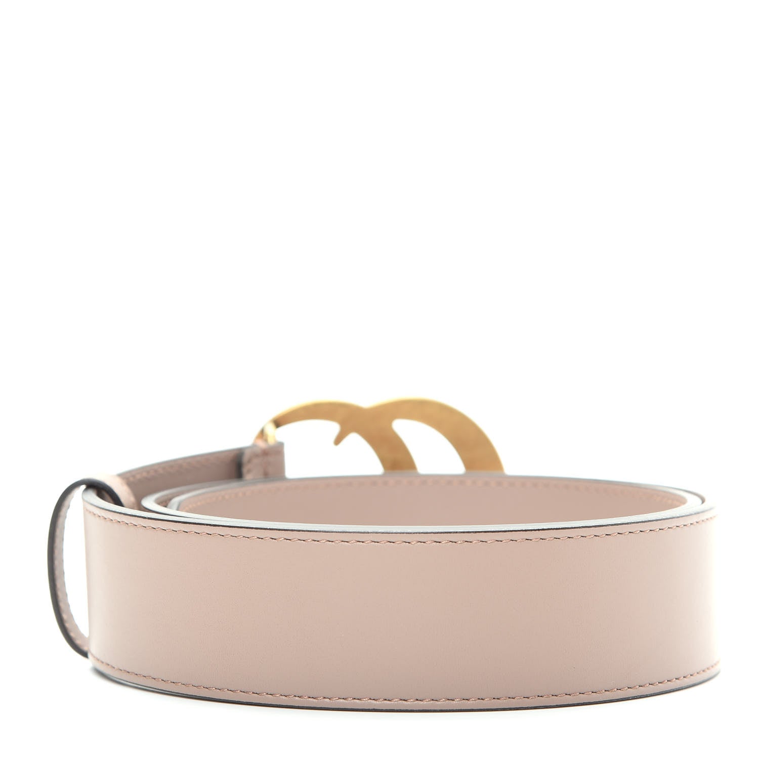 Gucci Calfskin Double G 40mm Belt 80 32 Porcelain Rose 2 of 5