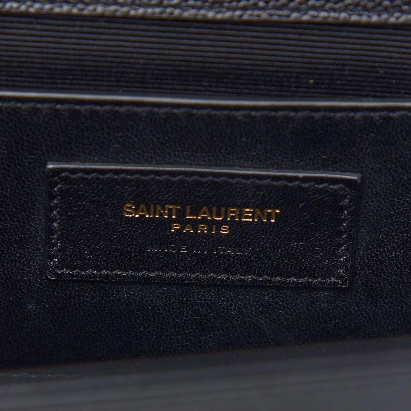 Grain De Poudre Medium Classic Monogram Kate Satchel Black
