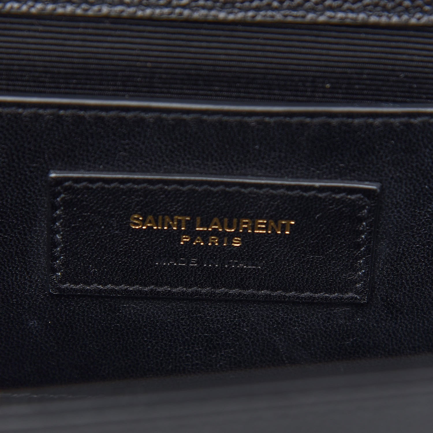 Saint Laurent Grain De Poudre Medium Classic Monogram Kate Satchel Black 6 of 8