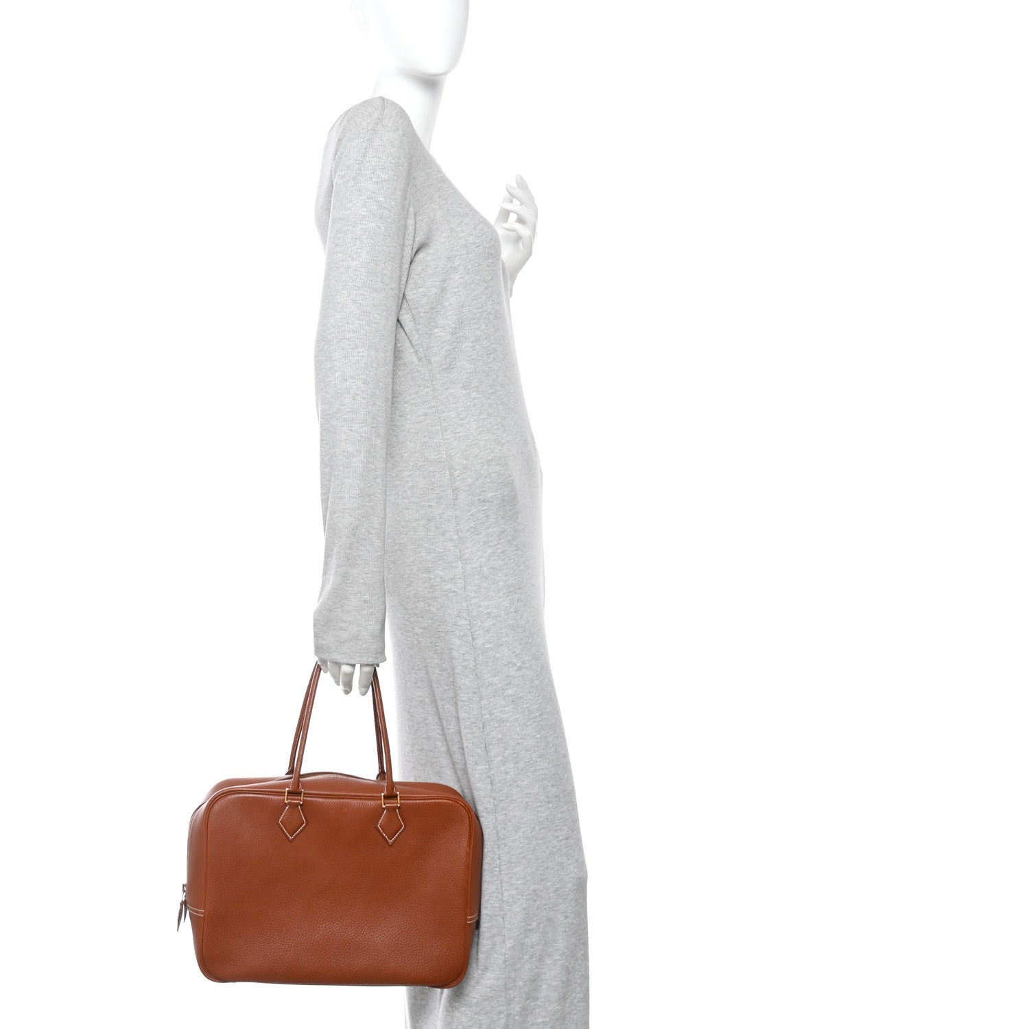 Hermes Chévre de Coromandel Plume 32 Gold 2 of 12